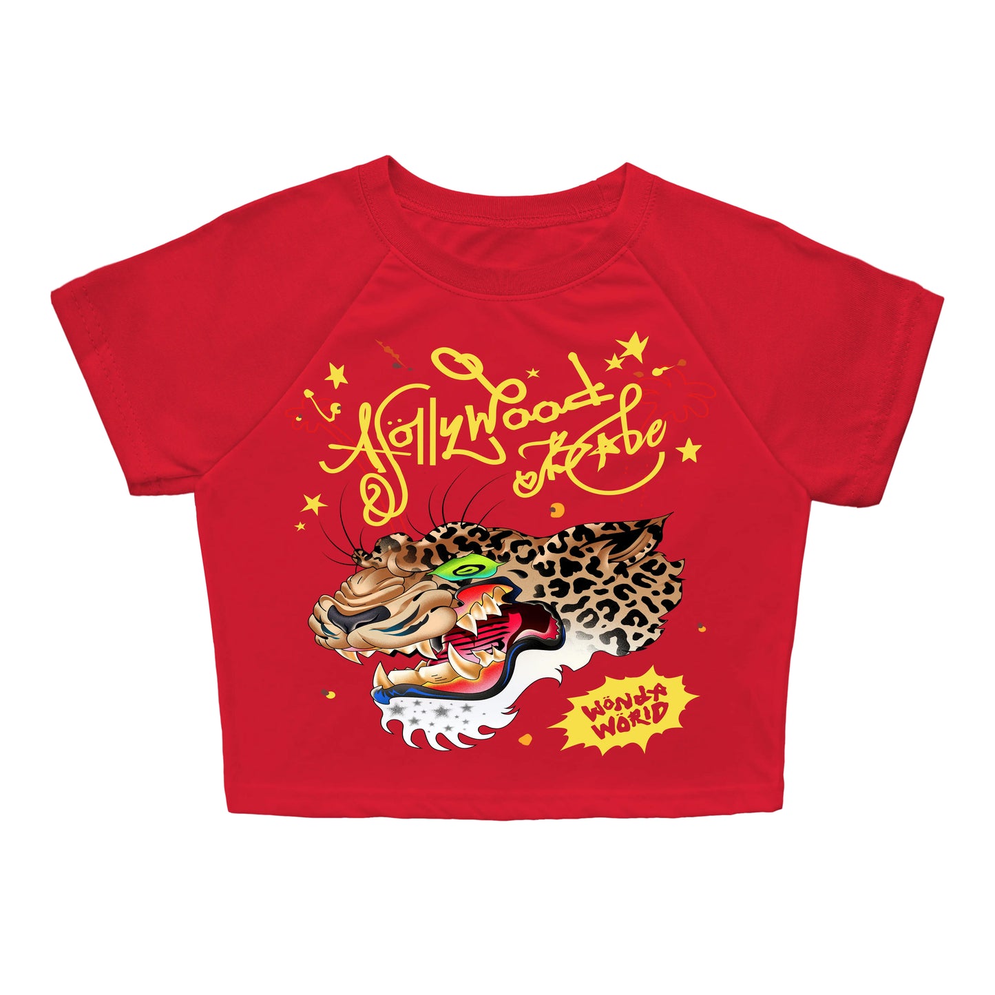 Hollywood Babe Raglan Baby Tee